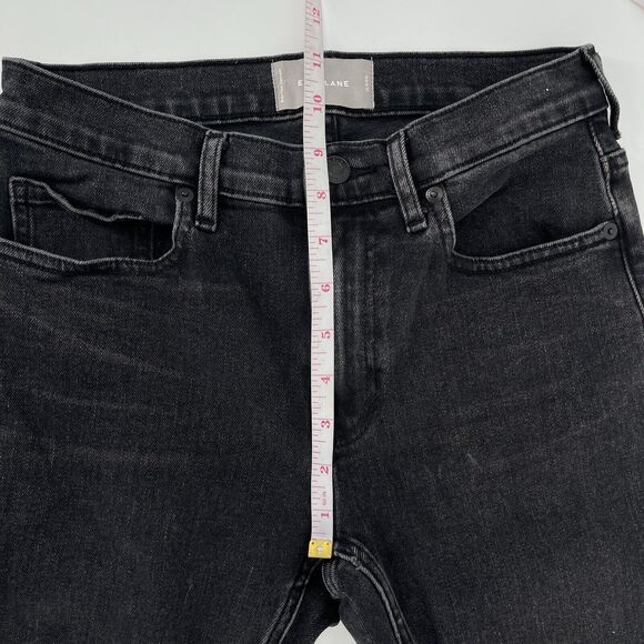 Everlane Womens Jeans Size 26 Faded Black Mid Rise Ankle Skinny Stretch Denim - Picture 8 of 9